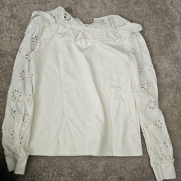 Ann taylor Embriodered Sleeve Shirt - Picture 4 of 4